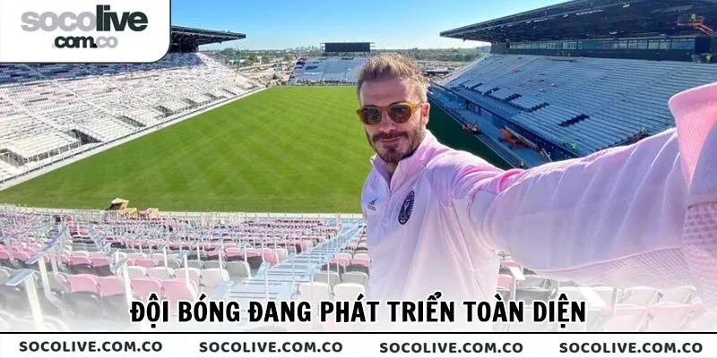 Đội bóng đang phát triển toàn diện từ quy mô đào tạo đến cơ sở vật chất