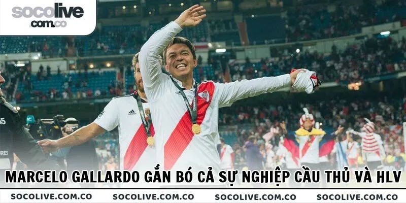 Marcelo Gallardo gắn bó cả sự nghiệp cầu thủ và HLV với River